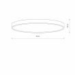 NOWODVORSKI 11756 DENIA LED M plafon