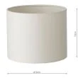 DAR S1122 FERRARA WB IVORY SHADE