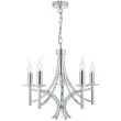 DAR LYO0550 LYON 5LT PENDANT POL CHR/CRYSTAL