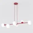 EMIBIG 1644/6 MAGNUS 6 BURGUNDY OPAL LAMPA WISZĄCA