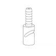 AZZARDO AZ3117 ZIKO HOLDER WHITE DECORATIVE COMPONENT WHITE