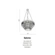 AZZARDO DEL-6293-5P / AZ2107 Salerno pendant/top Lampa wisząca