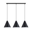 EMIBIG 1270/3 REBEL 3 BLACK/WHITE Lampa wisząca