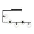 EMIBIG 1289/5 SOMA 5 BL TRANSPARENT Lampa sufitowa