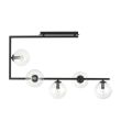 EMIBIG 1289/5 SOMA 5 BL TRANSPARENT Lampa sufitowa