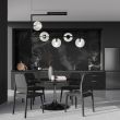 EMIBIG 1289/5 SOMA 5 BL TRANSPARENT Lampa sufitowa