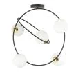 EMIBIG 1293/5 STARDOM 5 BL OPAL LAMPA SUFITOWA