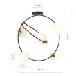 EMIBIG 1293/5 STARDOM 5 BL OPAL LAMPA SUFITOWA