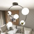 EMIBIG 1293/5 STARDOM 5 BL OPAL LAMPA SUFITOWA