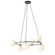 EMIBIG 1295/6 AZURA 6 BL OPAL Lampa wisząca
