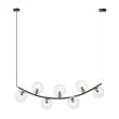 EMIBIG 1296/7 RITZ 7 BL TRANSPARENT Lampa wisząca