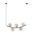EMIBIG 1297/5 RITZ 5 BL GRAFIT Lampa wisząca
