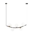 EMIBIG 1298/5 RITZ 5 BL OPAL Lampa wisząca