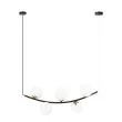 EMIBIG 1298/5 RITZ 5 BL OPAL Lampa wisząca