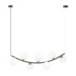 EMIBIG 1298/7 RITZ 7 BL OPAL Lampa wisząca