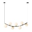 EMIBIG 1298/7 RITZ 7 BL OPAL Lampa wisząca