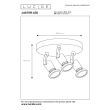 LUCIDE JASTER LED 11903/15/30 LAMPA SUFITOWA - REFLEKTOR