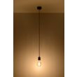 WYPRZEDAŻ SOLLUX zwis EDISON czarna SL.0152