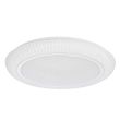 CANDELLUX 13-34243 GILLY lampa sufitowa plafon 38cm 24W LED 4000K klosz biały+chromowy