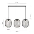 EMIBIG 1304/3 ONYX 3 BL Lampa wisząca
