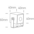 ONE LIGHT 7052B/AN/W Vanzone lampa ogrodowa antracyt LED 3000K 1W 24V DC