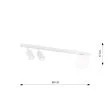 EMIBIG 1315/3 LAMPA SUFITOWA BASTER 3 WHITE