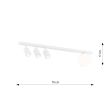 EMIBIG 1315/4 LAMPA SUFITOWA BASTER 4 WHITE