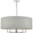 DAR JAM0539 JAMELIA 5LT PENDANT POL CHR SHADELIER