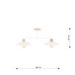 EMIBIG 1319/2 LAMPA SUFITOWA KOBE 2 WHITE