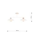 EMIBIG 1319/2 LAMPA SUFITOWA KOBE 2 WHITE