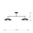 EMIBIG 1320/2 LAMPA SUFITOWA SPIRIT 2 BLACK