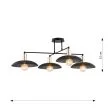 EMIBIG 1320/4 LAMPA SUFITOWA SPIRIT 4 BLACK