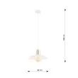 EMIBIG 1321/1 LAMPA WISZĄCA SPIRIT 1 WHITE