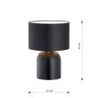 EMIBIG 1322/LN1 LAMPKA BIURKOWA ASPEN LN1 BLACK/WHITE