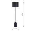 EMIBIG 1322/LP1 LAMPA PODŁOGOWA ASPEN LP1 BLACK/WHITE