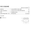 AZZARDO AZ1789 Ivo 2 Square (chrome)