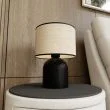 EMIBIG 1324/LN1 LAMPKA BIURKOWA ASPEN LN1 BLACK/RATTAN