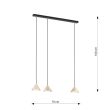 EMIBIG 1329/3 LAMPA WISZĄCA ELIT 3 BL GOLD