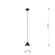 EMIBIG 1330/1 LAMPA WISZĄCA ELIT 1 BLACK