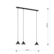 EMIBIG 1330/3 LAMPA WISZĄCA ELIT 3 BLACK