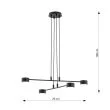 EMIBIG 1339/4 LAMPA WISZĄCA MODUS 4 BLACK