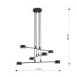EMIBIG 1339/6 LAMPA WISZĄCA MODUS 6 BLACK