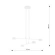 EMIBIG 1340/4 LAMPA WISZĄCA MODUS 4 WHITE