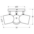 CANDELLUX 98-63236 AZURO PLAFON