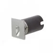 RENDL R12688 MEMPHIS SQ wpuszczana w ścianę srebrno-szara 230V LED 3W 60° 3000K