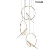 MOOSEE MSE010100294 MOOSEE lampa wisząca BIRD DISC złota