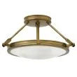 ELSTEAD Collier HK-COLLIER-SF-S 3 Light Semi-Flush