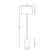EMIBIG 1420/LP1 PEARL LP GRAY lampa podłogowa