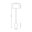 EMIBIG 1420/LP1 PEARL LP GRAY lampa podłogowa