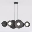 EMIBIG 1482/6 VOLUM 6 BLACK Lampa wisząca